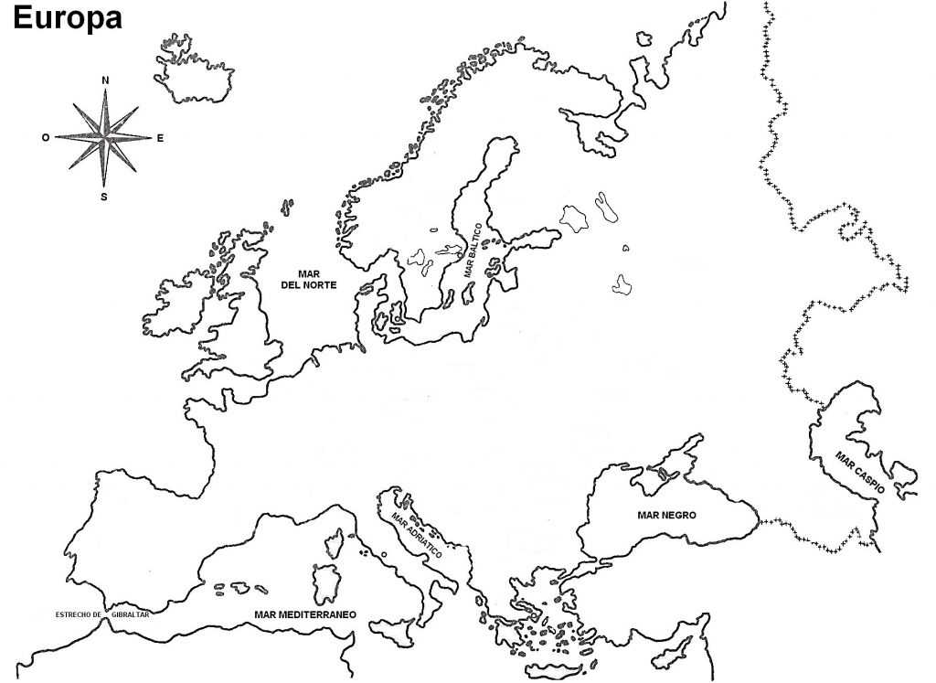 11 Mapas Da Europa Para Colorir E Imprimir - Online Cursos Gratuitos